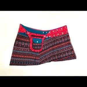 O Snap Wrap Adjustable Mini Skirt